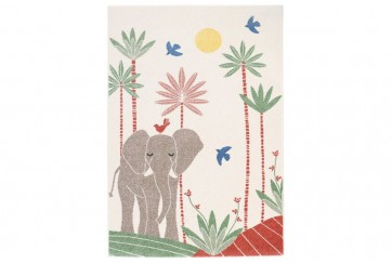 Tapis chambre enfant - Éléphant - MAMALENA