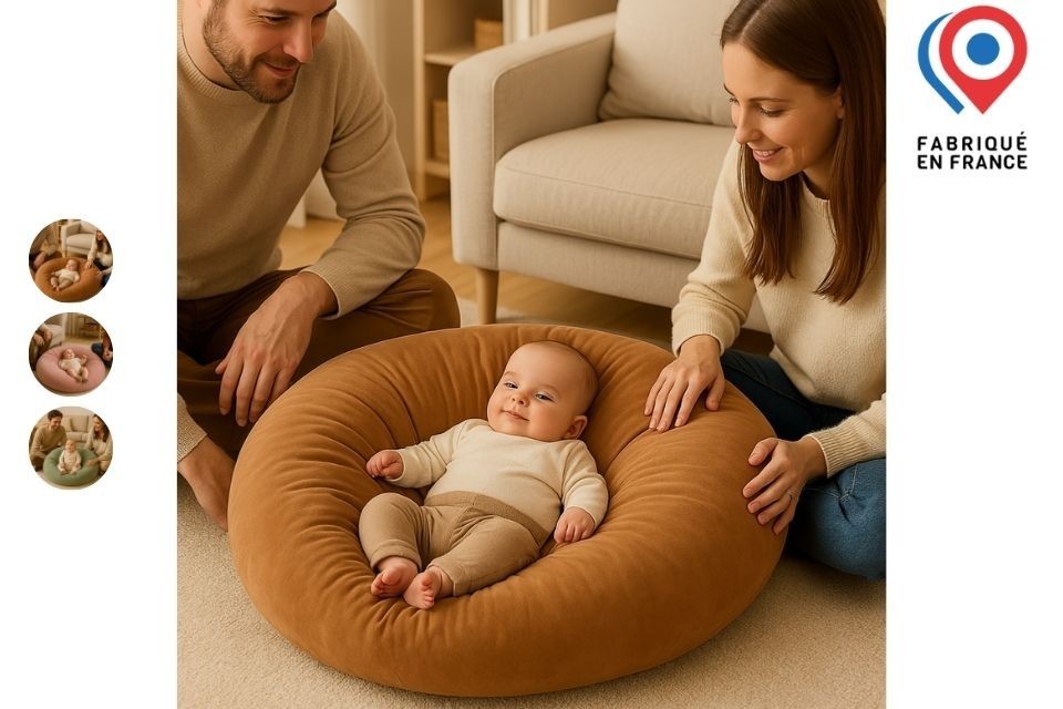Coussin nid réducteur de lit bébé