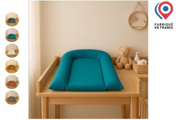 Matelas à langer bébé en coton enduit