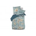 Couette imprimée 140x200 cm + 1 taie d'oreiller - Map