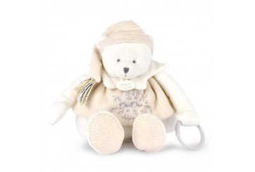 Ours blanc Pantin d'activités - Doudou 25 ans