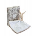 Lapin DOUDOU® - Doudou Lapin mouchoir - 10 cm