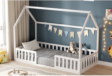 Lit cabane 90x190 cm - Nid enchanté