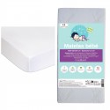 Matelas 50x100 + 2 Alèses Coton Blanc