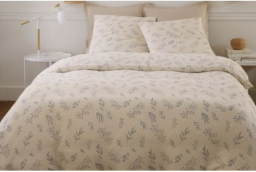 Parure de lit 220x240 cm Gaze de Coton Liviane