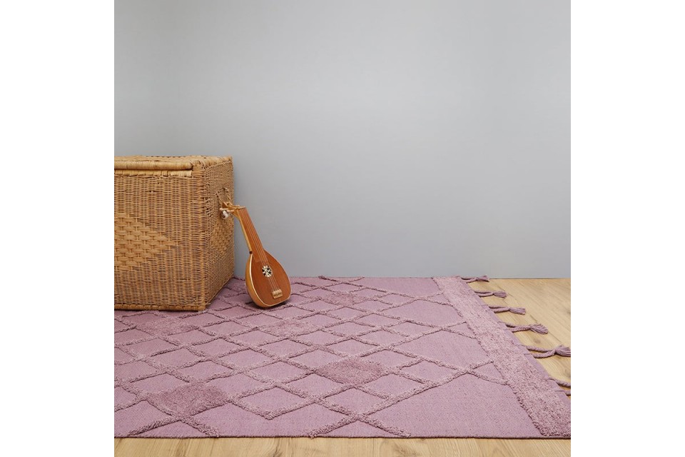 Tapis Coton EEMEE MAUVE 110 X 170 cm