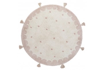 Tapis rond Coton MALLEN Diam 110 cm