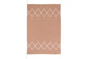 Tapis Coton MALLORCA ROSE ARGILE 100 x 150 cm