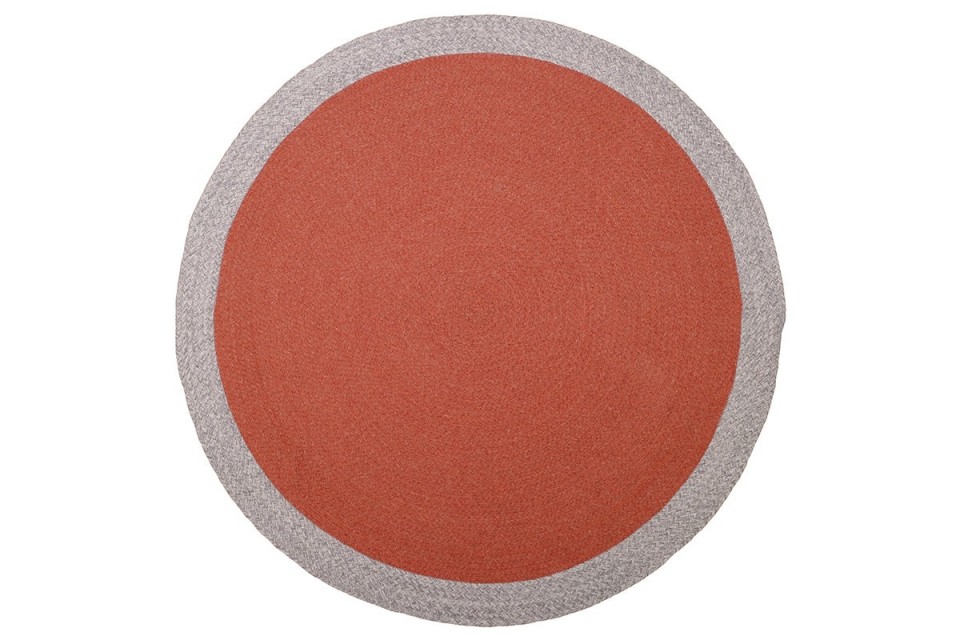 Tapis rond NOLAN ROUILLE D 120 cm