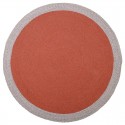 Tapis rond NOLAN ROUILLE D 120 cm