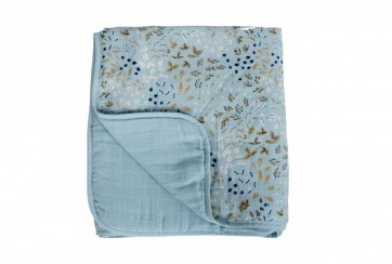 Plaid bébé feuilles 70x100 cm ete indien