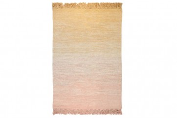 Tapis 100x150 Coton Kirthy Rose Nude